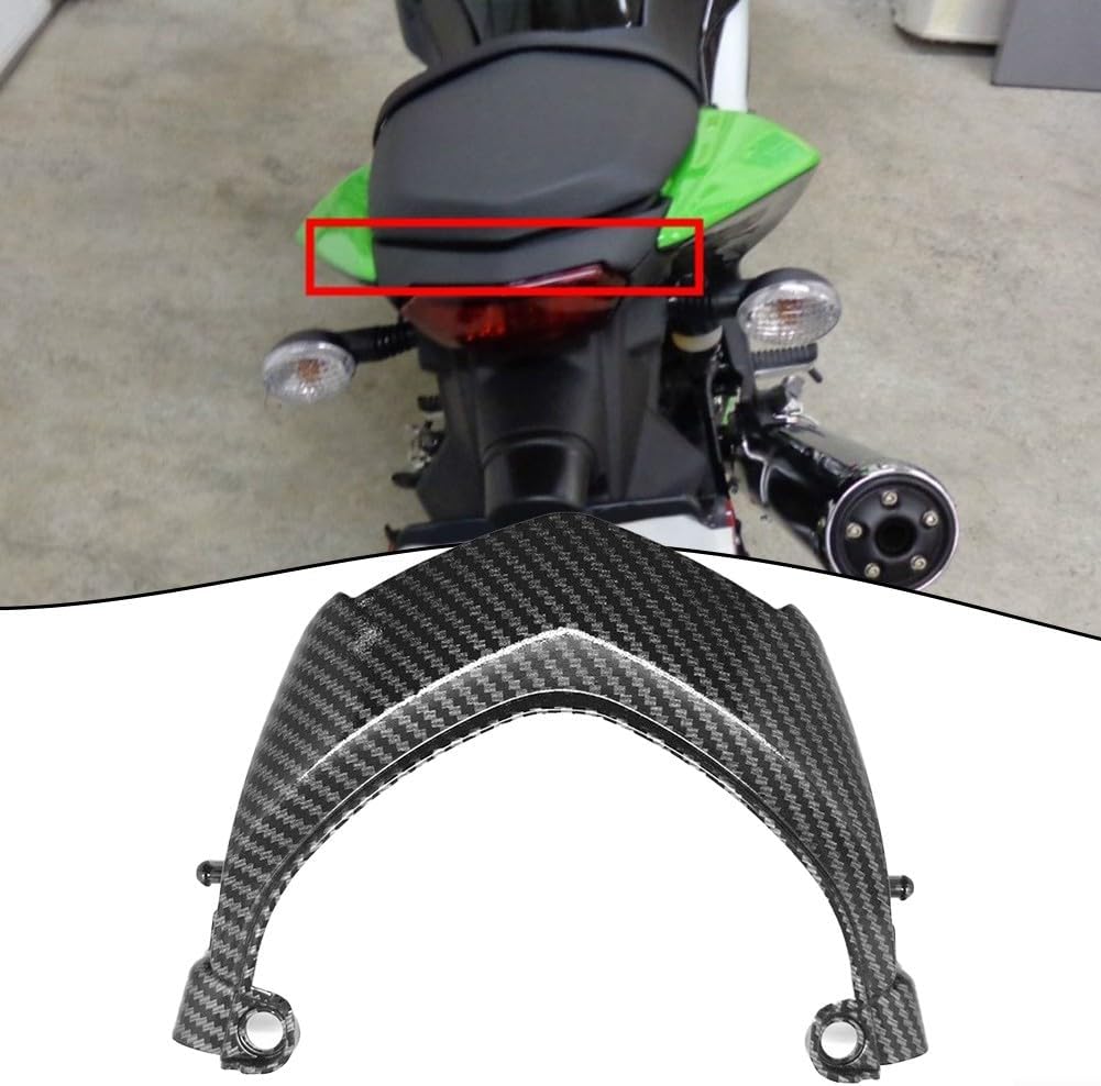 Carbon Fiber Rear Tail Light Cover Fairing for Kawasaki EX250 250 2008-2016, ABS Motorcycle Fairing Trim Frame