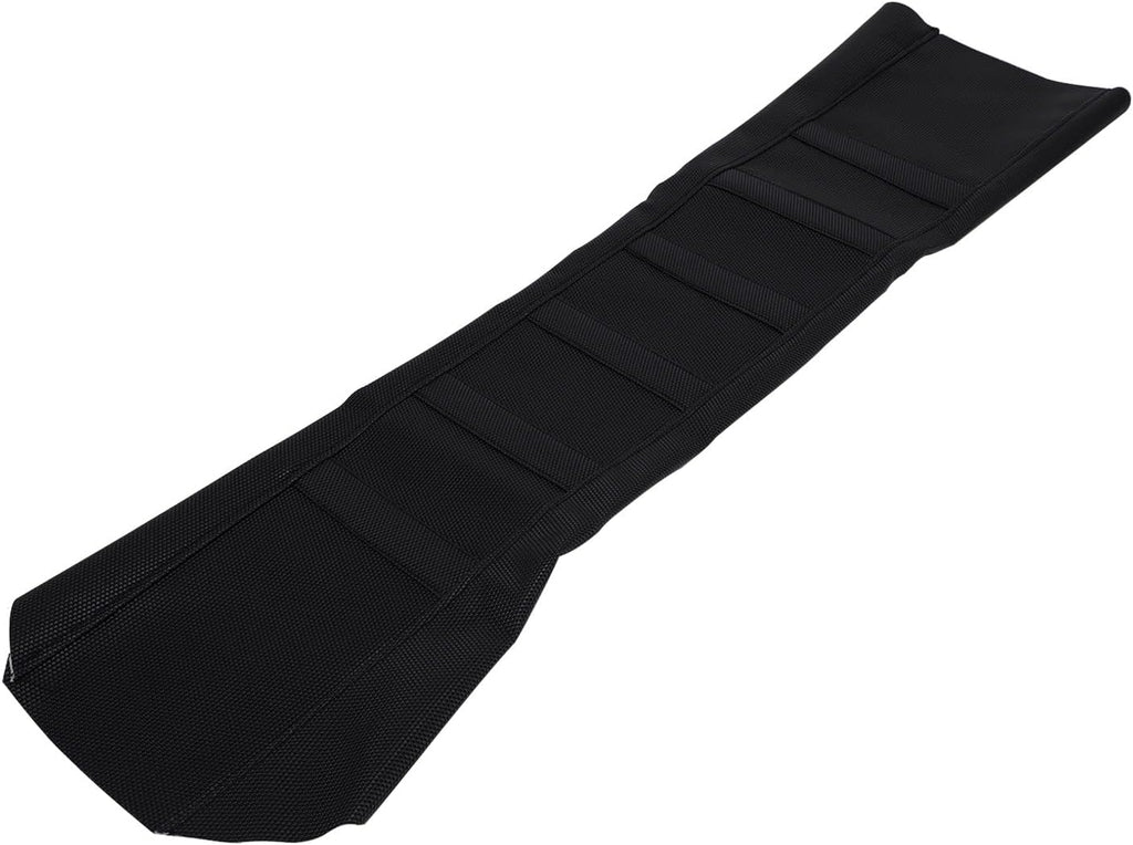 Universal Electric Dirt Bike Seat Cover Striped Soft for Tuttio Tutti Tutto Yozma in 10 ETM RTR Lite Strike VIPOOO Valtinsu Off Road Motorcycle (Black)