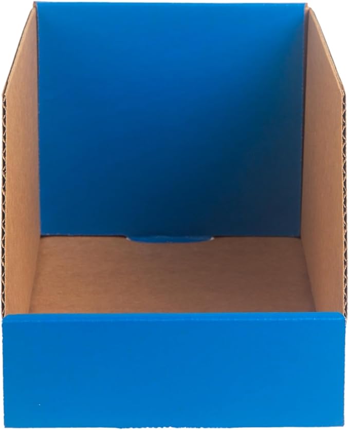 Hudson Exchange 6x12x5.5" Corrugated Parts Bin Box - Image 3