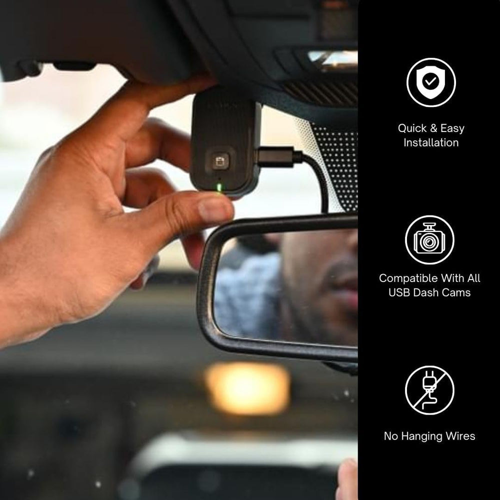 Dongar Dashcam Power Adapter (5-pin Type F) for Select Ford Vehicles. Compati...