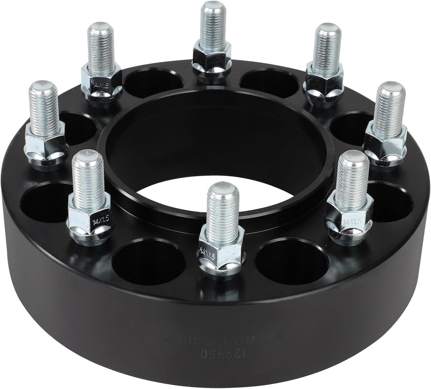 ECCPP 8x6.5 to 8x6.5 hubcentric Wheel Spacers 2 inch 8 lug Fit for Chevrolet Express 2500 2022-2023 for Chevrolet Silverado 2500 2000-2010 with Studs 14x1.5 Centric Bore 117mm-4PCS