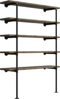 industrial retro wall mount iron pipe shelf,diy open, main product view