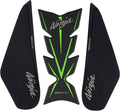 Compatible Kawasaki Ninja 400 Motorcycle Tank Pad Kit Side Knee Guard Sticker Fuel Tank Protector (Green)