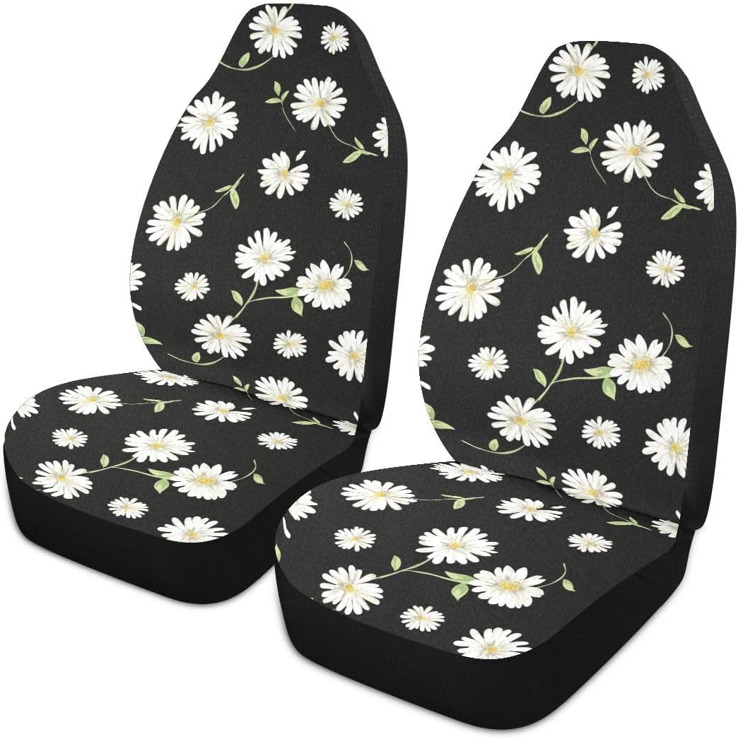 daisy car seat covers set of 2,cute daisy, main product view