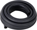 LokoCar Rubber Fuel Hose Line Push Lock 3/16" ID SAE 30R7 NBR 25ft 300PSI Black