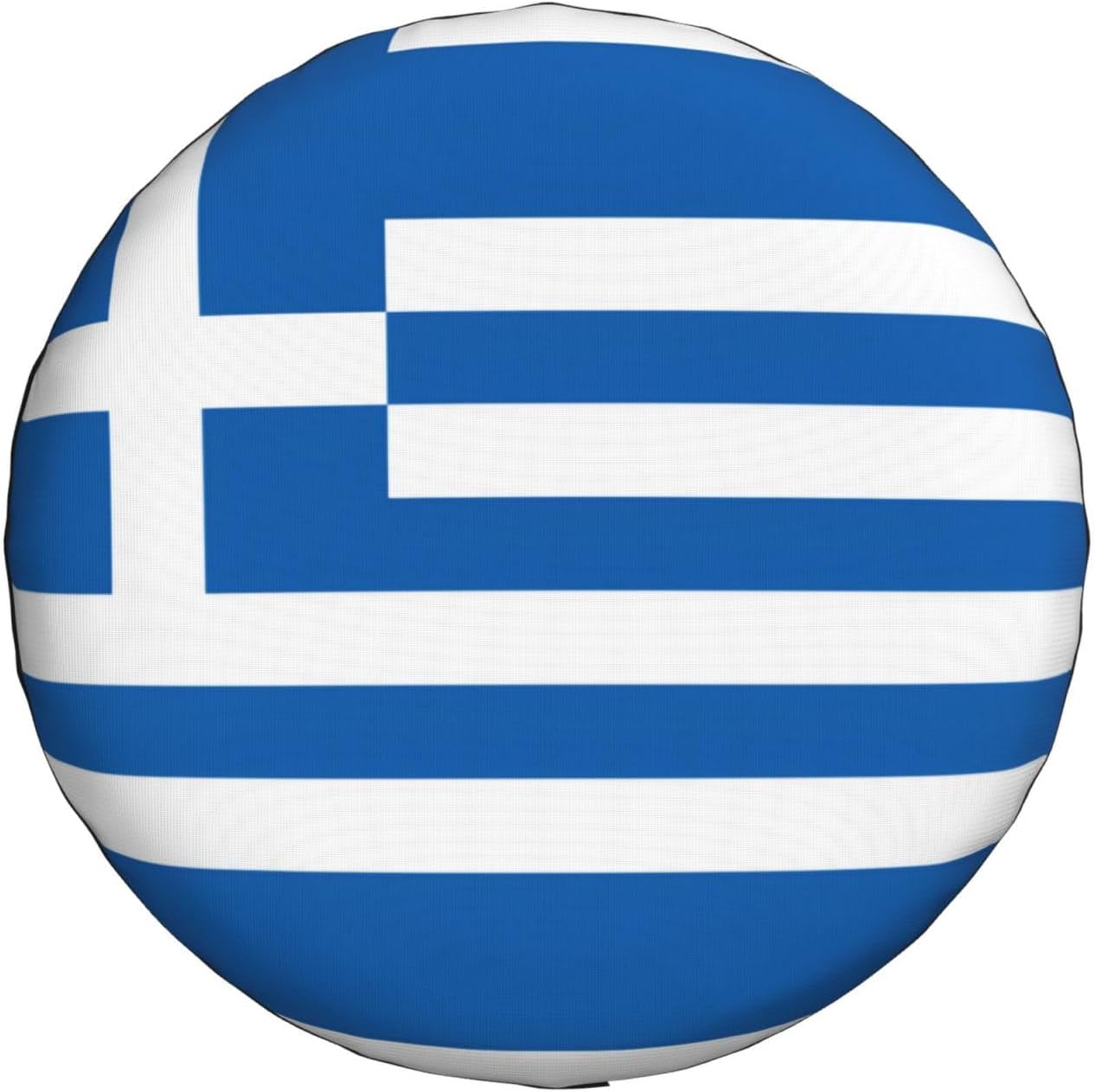 Greek Flag Print Universal Spare Tire Cover for RV, Jeep | Wheel Protector Fits Rv, Trailer, Jeep, Shield Tires From Sun, Dirt And Rain For Outdoor Storage