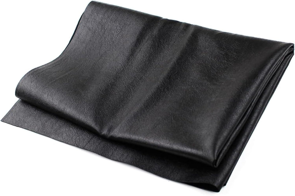 Motorcycle Seat Cover, Elastic Leather Seat Protector, Waterproof DIY Motorbike Cushion Pad Cover, Universal for Motorcycle Scooter (Black)