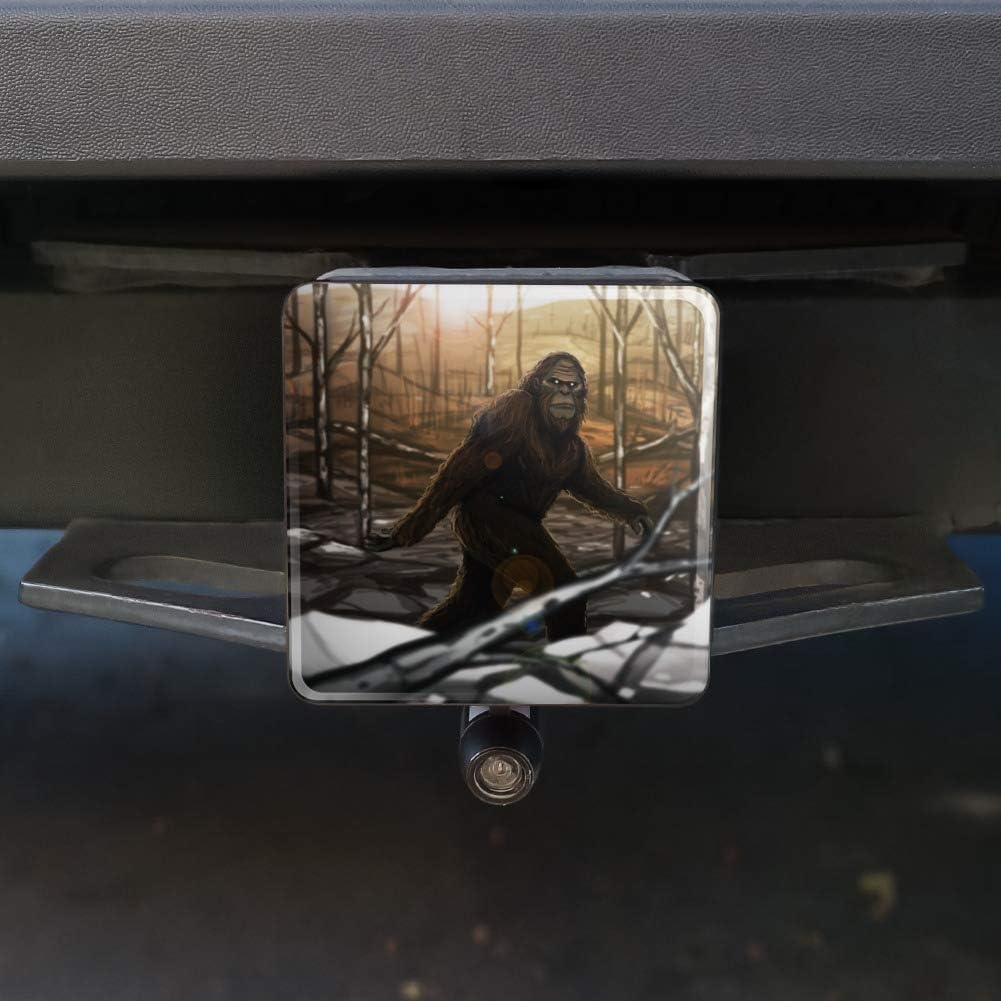 GRAPHICS & MORE Bigfoot Sasquatch Walking in the Woods Tow Trailer Hitch Cover Plug Insert