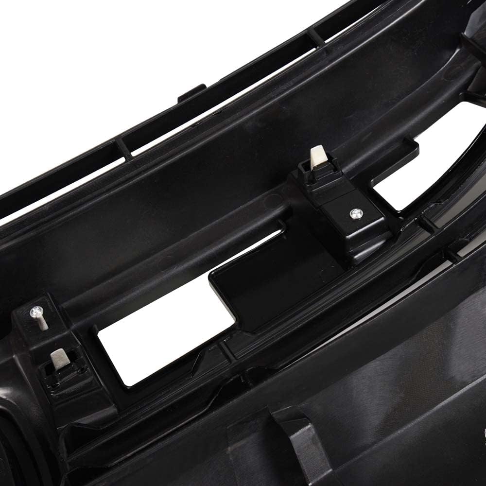 G-PLUS Hood Mesh Grille Fit Honda Civic 10th 2016 2017 2018,Glossy Black | Factory Style Hood Grille,Front Upper,ABS materials