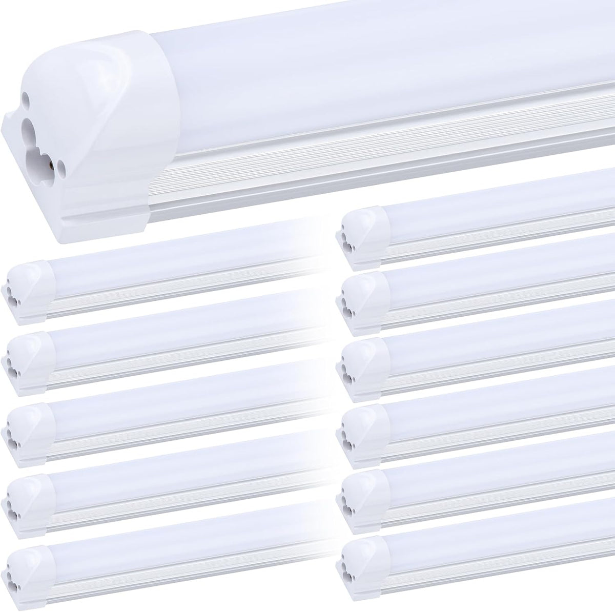 8FT LED Shop Light Fixture, Super Bright 100W 6000K Cold White 15000LM
