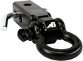 AGENCY 6 Recovery Shackle Block Assembly 2 in Double Hole - Recovery Hitch Receiver Block - Made in The America - Includes Hitch pin and D-Ring (Black)