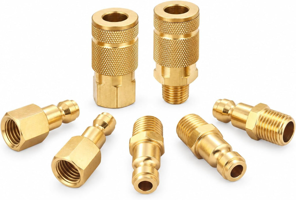 coupler and plug kit (28 piece), automotive type shown in use