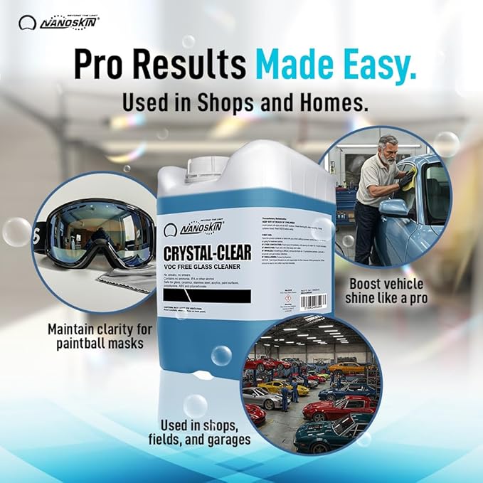 Nanoskin CRYSTAL-CLEAR VOC-Free Glass Cleaner 16 oz - Image 6
