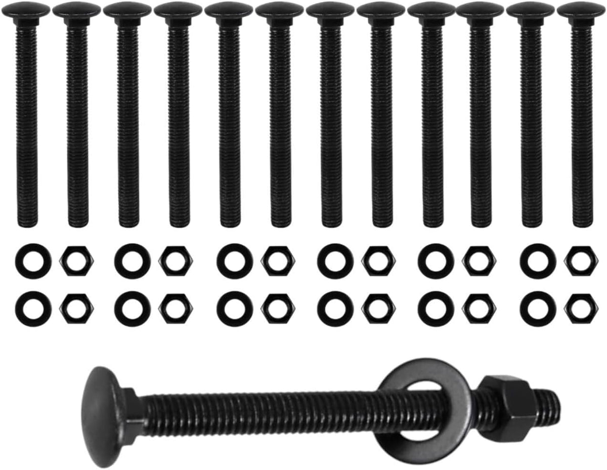 cnqlis 3/8" x 3-1/2" carriage bolts kit, 25pcs, main product view