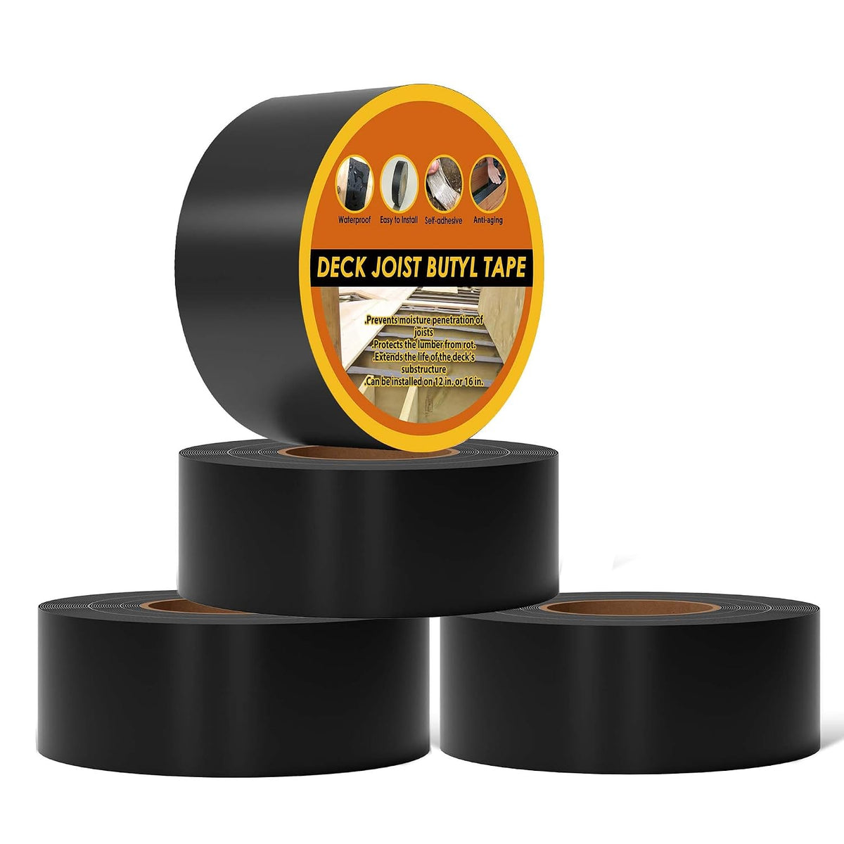 joist tape 3" x 50', 4 pack self-adhesive, main product view
