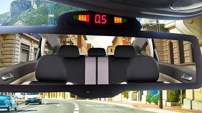 ZONETECH Parking Sensors LED Display Car Reverse Backup Radar System - Image 5