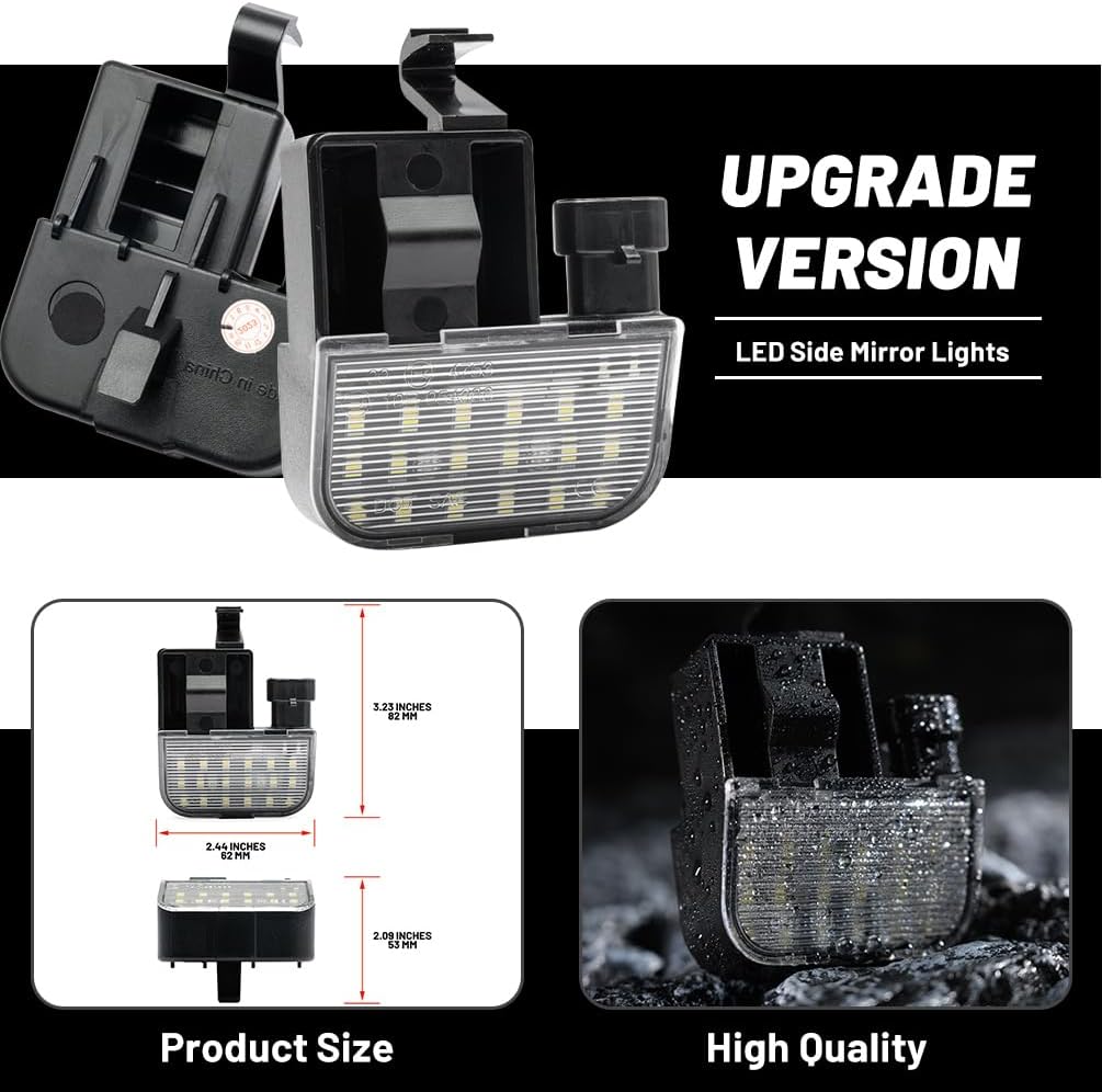 LED Under Hood Lamps for Hummer H2 Chevy GMC Savana Tahoe Suburban Express Silverado Sierra 1500 2500 3500 Envoy Yukon XL Trailblazer EXT Engine Compartment Works Lights 12450086 5722759