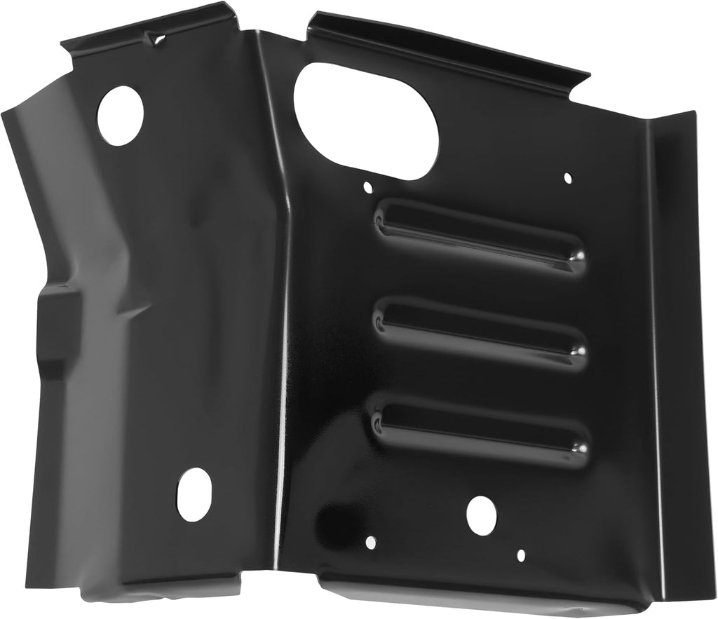 KUAFU Front Passenger Side Cab Floor Pan Support Mounts Compatible with 1980-1998 Ford F100 F150 F250 F350 Super Duty Pickup Ford Bronco Right Black Electrophoresis Steel