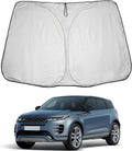 LUWU for 2020-2024 Land Rover Range Rover Evoque Windshield Sun Shade Range Rover Windshield Sunshades 2024 Range Rover Evoque Accessories Sunshade Cover Block UV Ray Front Window Sunshade