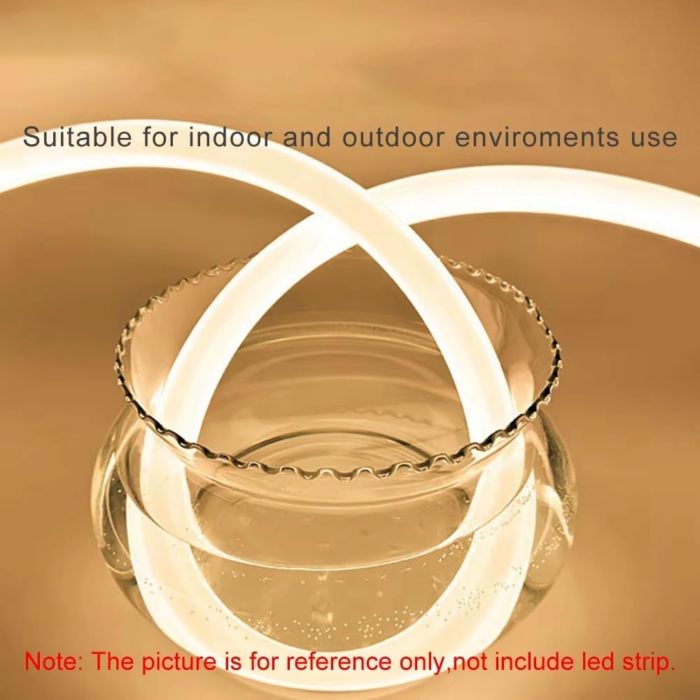1-5M Bendable Silicone Neon Tube - Waterproof Cover,1pcs | D20B 270 Degree Light-9.84FT