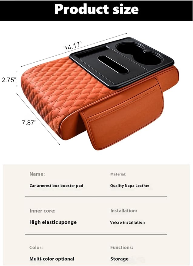 5-In-1 Center Console Cover Organizer - Image 5