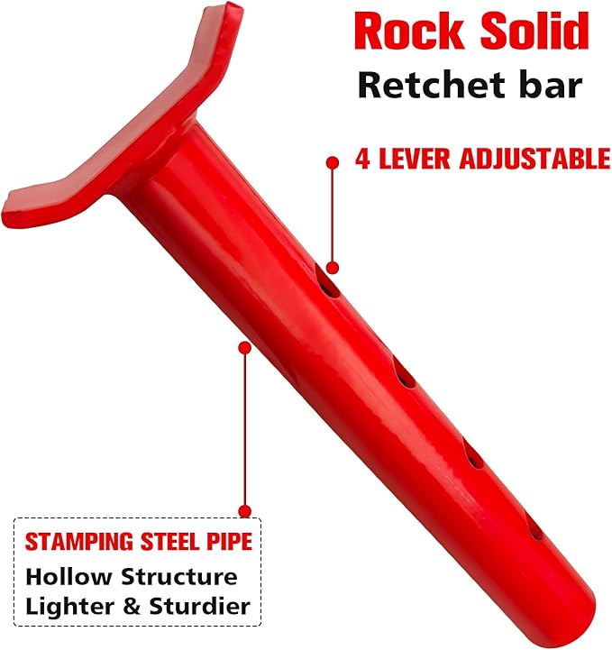Foldable Jack Stands 3 Ton, 11.42"-16.06" Adjustable Height - Image 3
