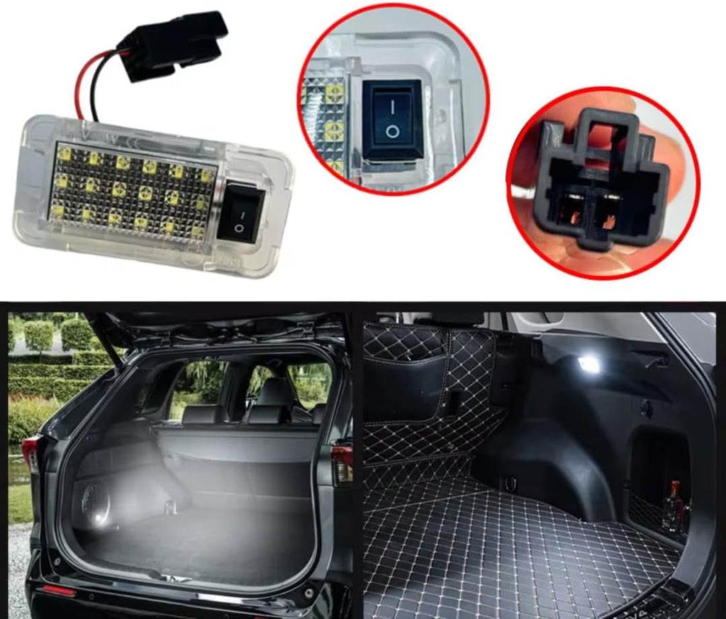 Car Trunk Light for Toyota Prius Sienna Alphard 20/30 Series, 1Pc Car Rear Trunk Lamp Luggage Compartment Light