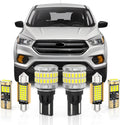 BMT xms LED Interior Light Kit Replacement for FORD Escape 2013-2020, 6000K White Lights for Car Interior + 912 Backup Reverse lights, 17 Pieces