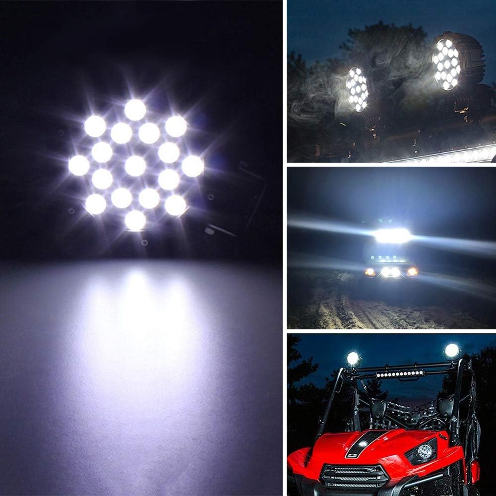 7 inch round led off road lights 51w, package contents
