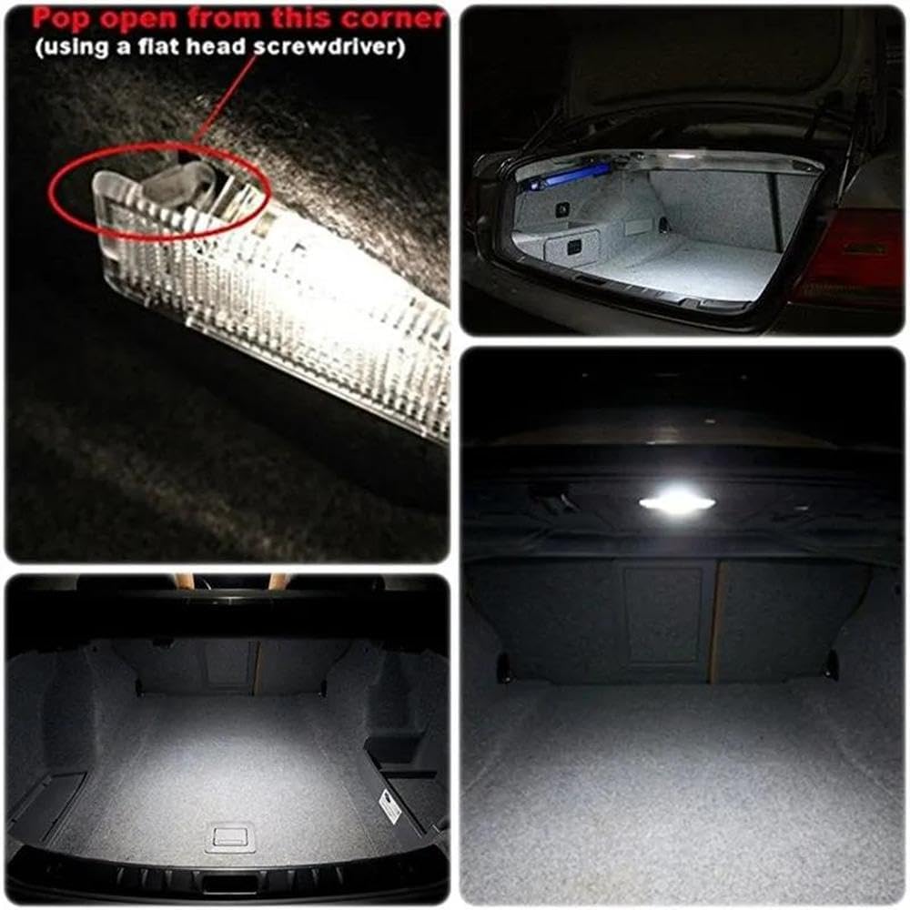 Car interior reading lights 1Pcs Footwell Luggage Compartment Trunk Interior Light Glove Box Lamp For BMW 1 3 5 6 7 X Series Car Accessories