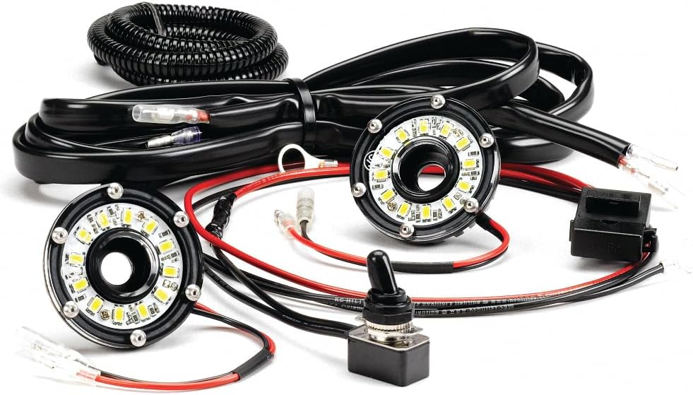 KC HiLiTES 355 Cyclone LED Universal 2-Light Under Hood Wiring Kit