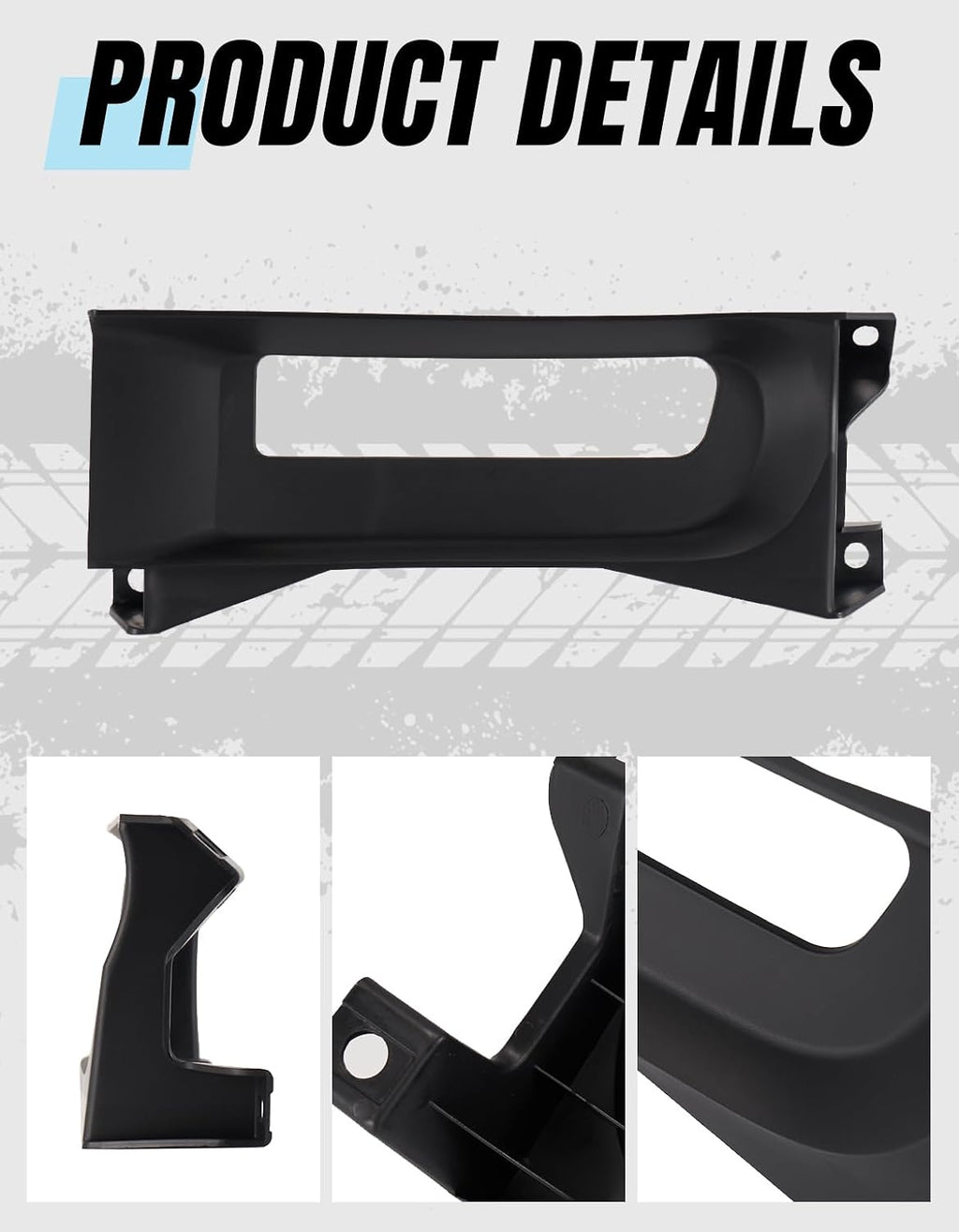 Front Driver Passenge Tow Hooks Bezel Bracket Set for 2013-2018 Dodge Ram 1500,Front Left Plus Right Side Tow Hook Bezel Set with OEM Part 68196982AA for Dodge Ram Accessories,2PCS