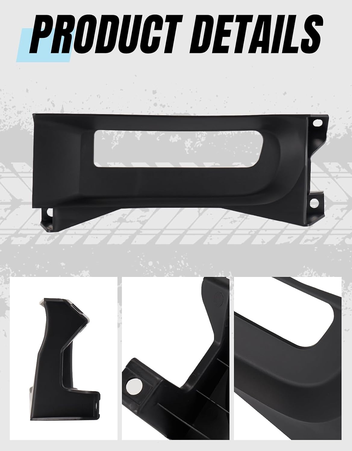 Front Driver Passenge Tow Hooks Bezel Bracket Set for 2013-2018 Dodge Ram 1500,Front Left Plus Right Side Tow Hook Bezel Set with OEM Part 68196982AA for Dodge Ram Accessories,2PCS