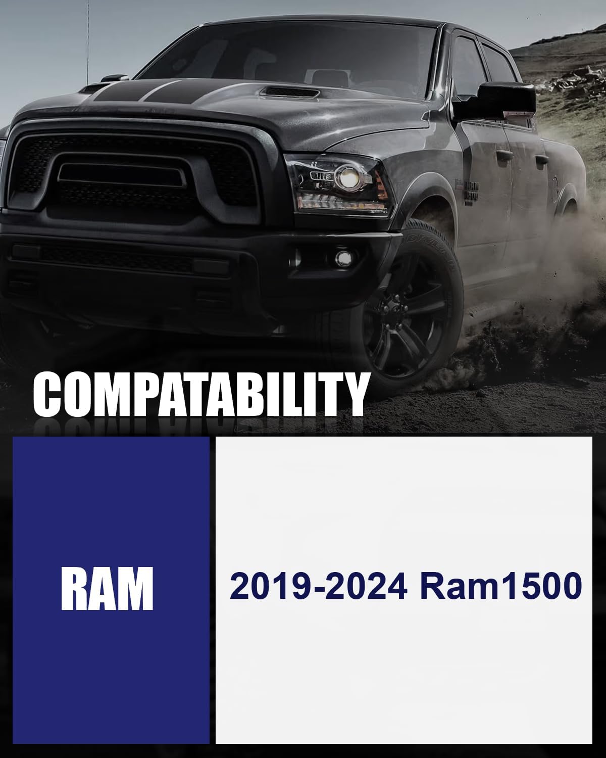 FLYCLE 2 inch 6x5.5 Wheel Spacers for 2019-2026 Ram 1500, 6 Lug 6x139.7mm Wheel Spacer for Ram 1500 with 14x1.5 & 77.8mm