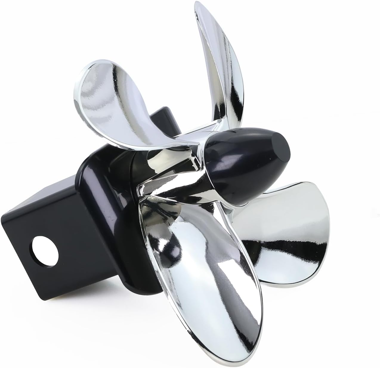 Tow Hitch Cover 77009, Spinning Propeller Trailer Hitch Cover Plastic for 2 Inch Receivers