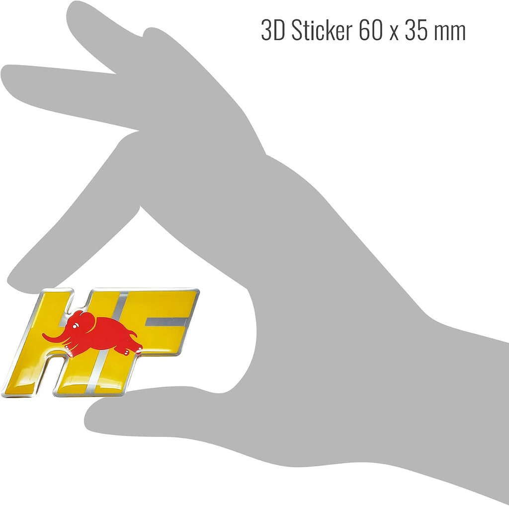 Lancia 21261 HF 3D Official Sticker 60 x 35 mm