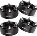 GAsupply ATV Wheel Spacers 4x110, Compatible with CFMoto, Segway, Yamaha, 2" 50mm Wheel Spacer Adapters Black 74mm Hub Bore with 12×1.25 Studs, 4 Pack