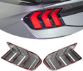 Jogon Tail Light Lamp Guard Trim for Ford Mustang GT S650 Dark Horse Ecoboost 2024 2025 2026 Taillight Lens Cover, Rear Lamp Decorative Sticker (Style B)