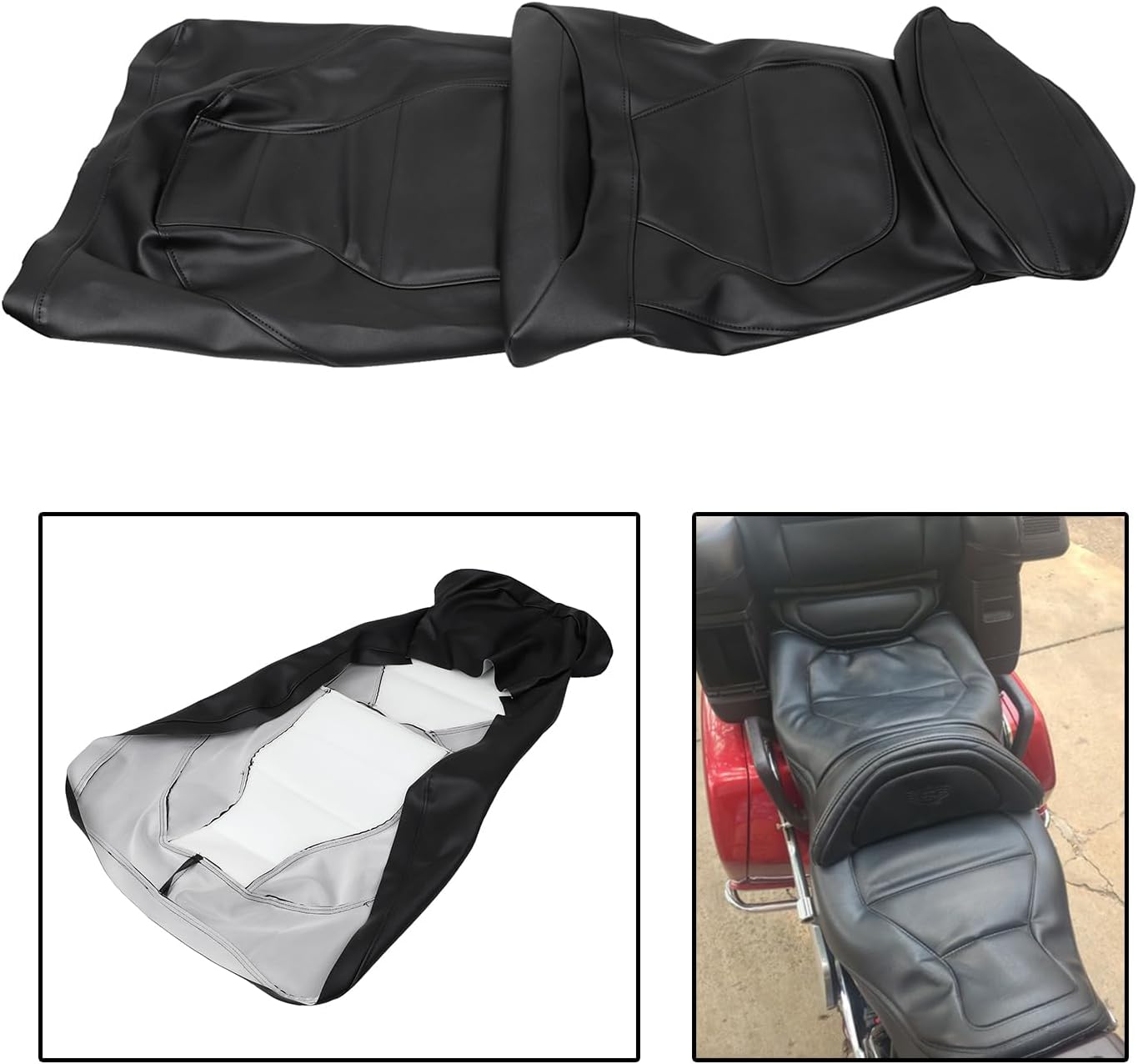 Motorcycle Seat Cover For Honda Goldwing GL1500 GL1500A Aspencade/GL1500SE/GL1500I Interstate 1988-1997