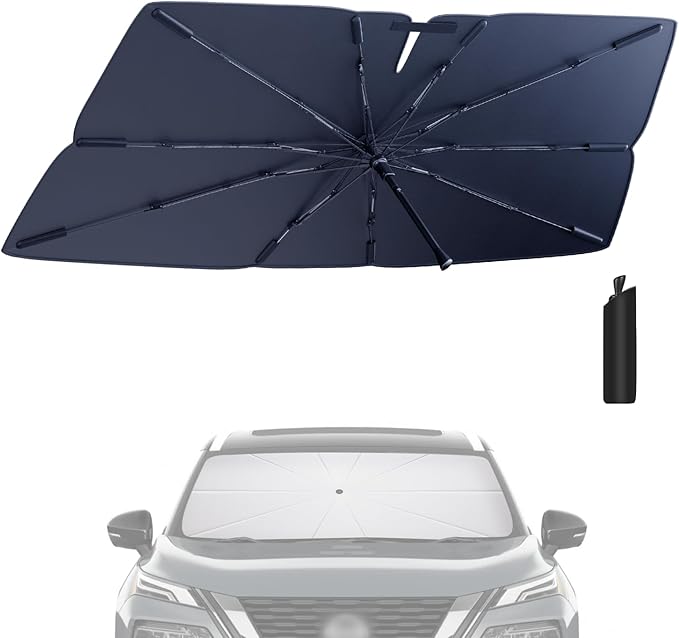Windshield Sun Shade Umbrella: Custom Fit by HIMUMOY