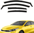 Extra Durable Window Deflectors in-Channel Window Visors Rain Guards Fit