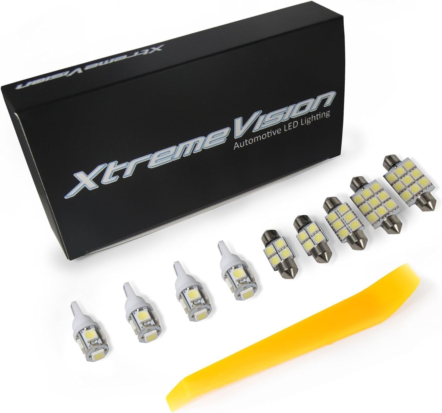 XtremeVision Interior LED for Nissan Frontier 2005-2015 (5 Pieces) Cool White Interior LED Kit + Installation Tool