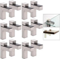 awen 12pcs solid metal adjustable wood/glass shelf bracket, main product view