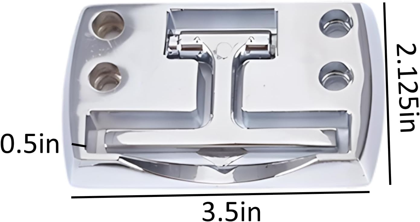 Pack By 2 Heavy Duty Folding Tow Hooks Made By High Strength Alloy for Rust Resistant in Towing Application