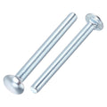 5/16"-18x3-1/2 carriage bolt white galvanized, main product view