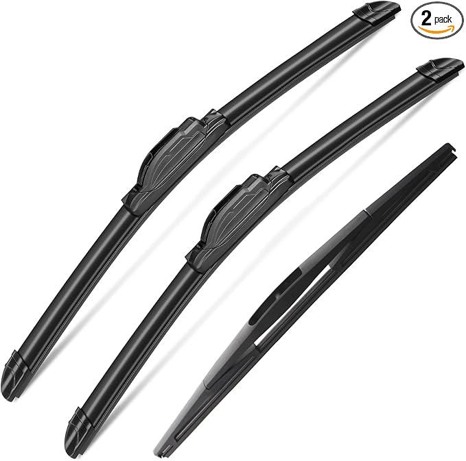 3 Wipers Blades for 2005-2012 Nissan Pathfinder, 2005-2015 Nissan Xterra by SCTIOANSNOemWiperBlades