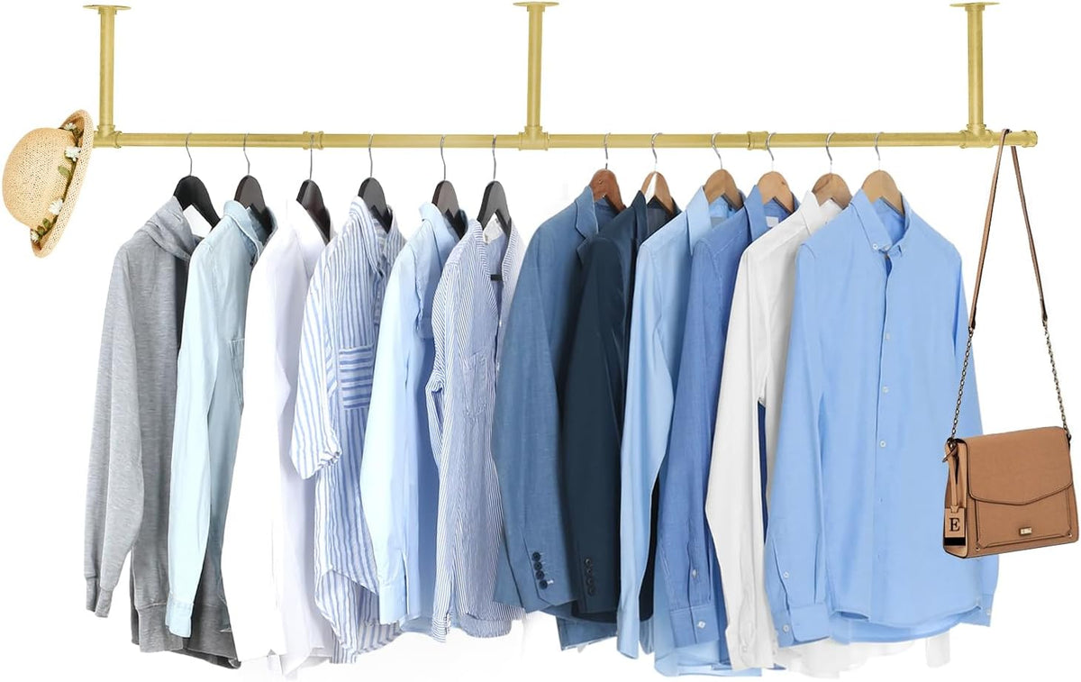 oroonoko 72" wall mounted clothes rack, closet rods, main product view