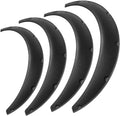 BLACKHORSE-RACING 4Pcs 3.5"/90mm Universal Car Wheel Fender Flares Wide Body Wheel Arches