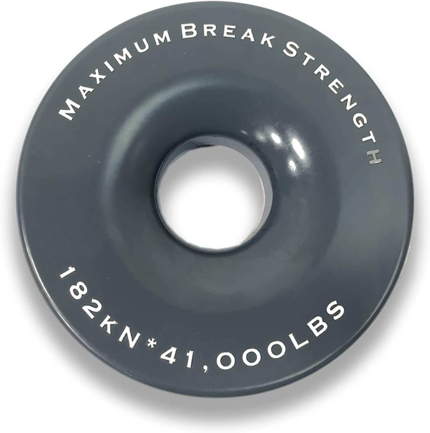 Overland Vehicle Systems Recovery Ring 4.00" 41,000 lb. Gray with Storage Bag