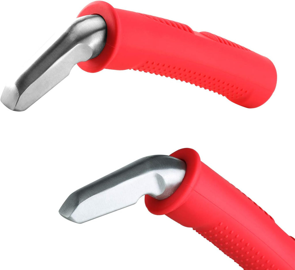 Valorcielo Auto Cane Portable Vehicle Support Handle, Car Door Assist Bar, Supports up to 300 Pounds, Car Door Handle for Elderly (1, Red)